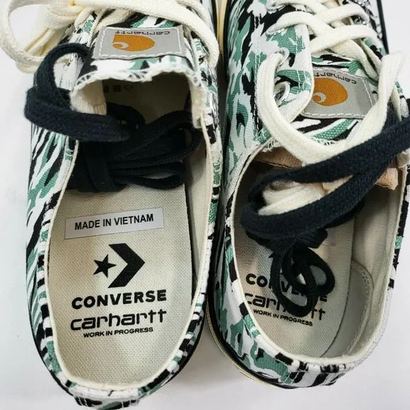 Converse X Carhartt WIP Chuck 70 OX Hinterland Camo Shoe Sneaker Limited 171238C - Picture 6 of 7